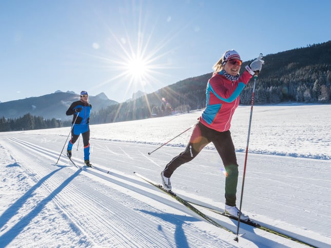 Cross Country skiing Dolomites