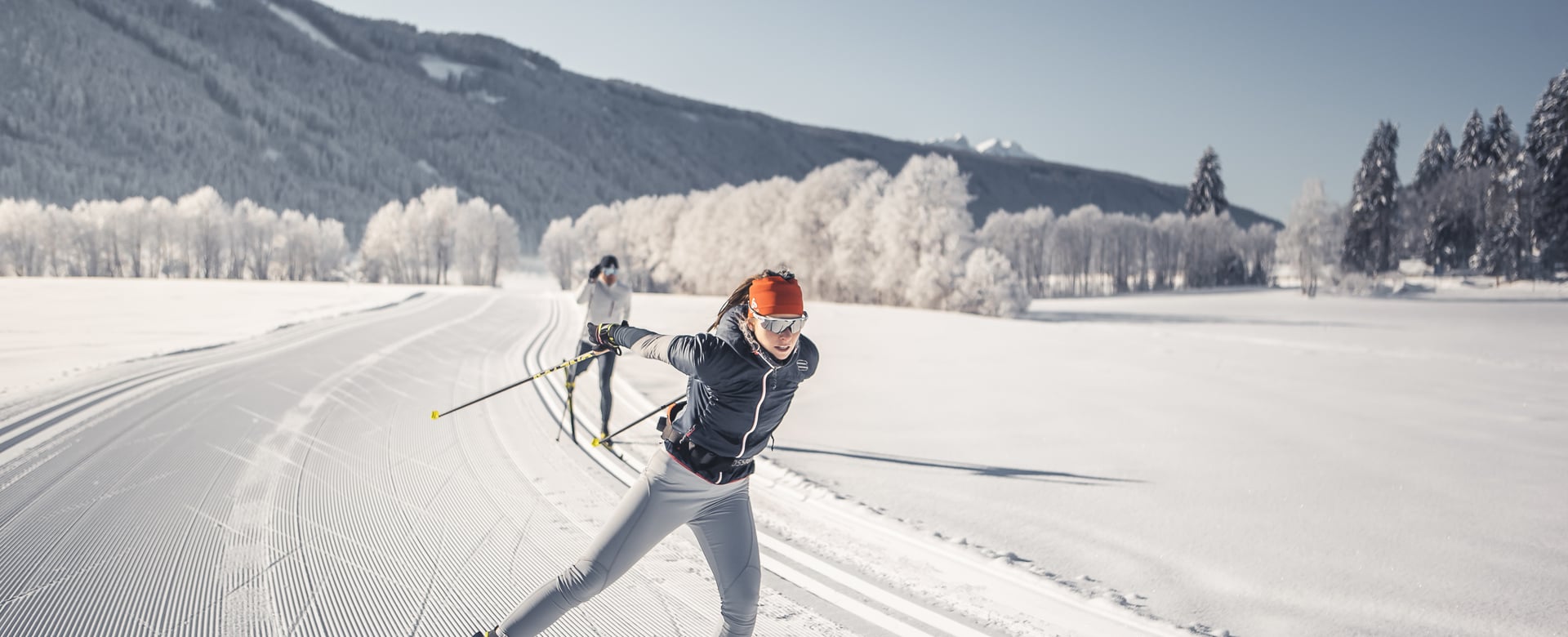 Cross Country skiing Dolomites