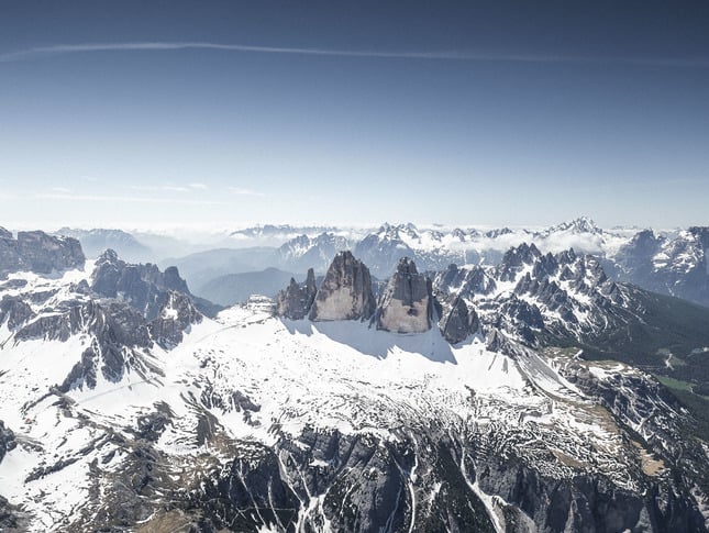 Transfer mit dem Hubschrauber